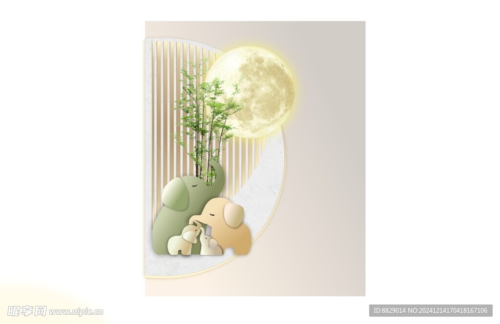 奶油风装饰画