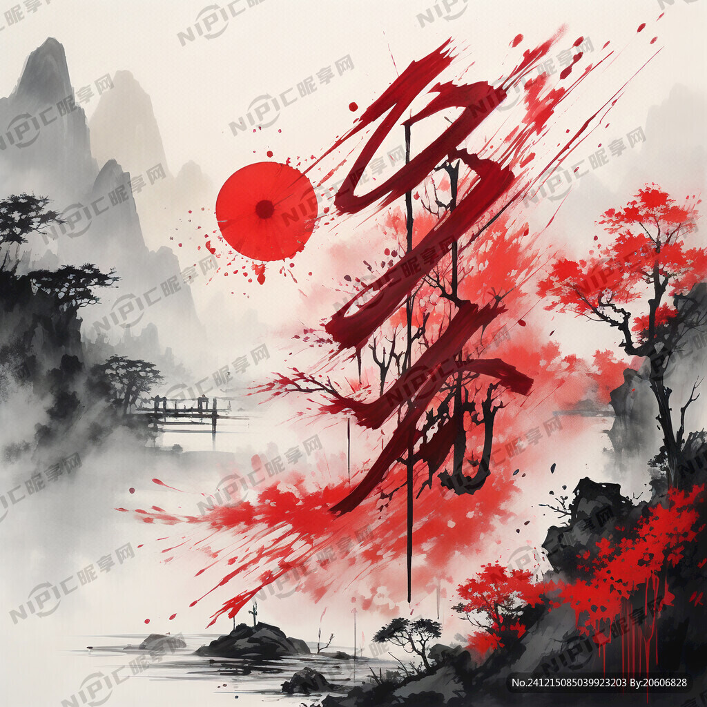 为中国钢铁添彩 艺术字