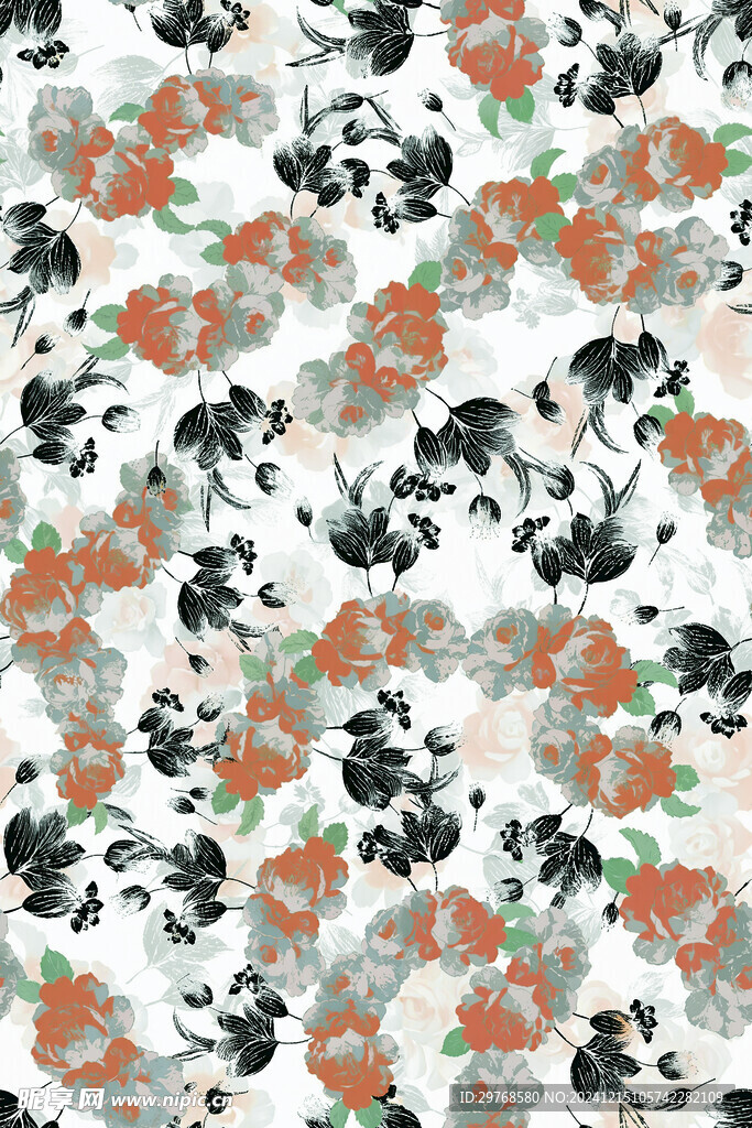 扎染花