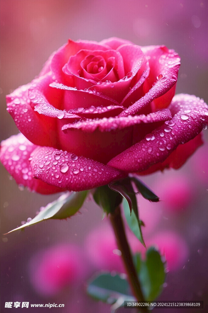 粉红色玫瑰花