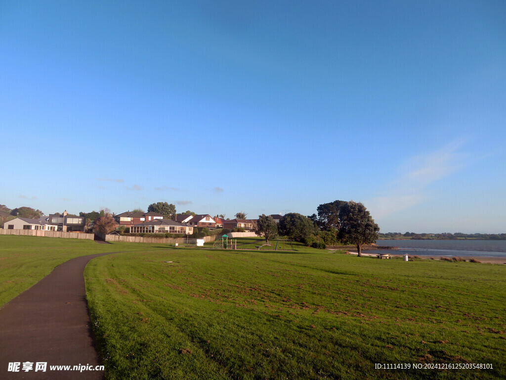 奥克兰海边小镇风景