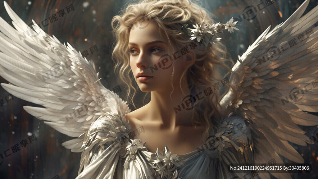 AI创作图女天使nipic.com-昵图网