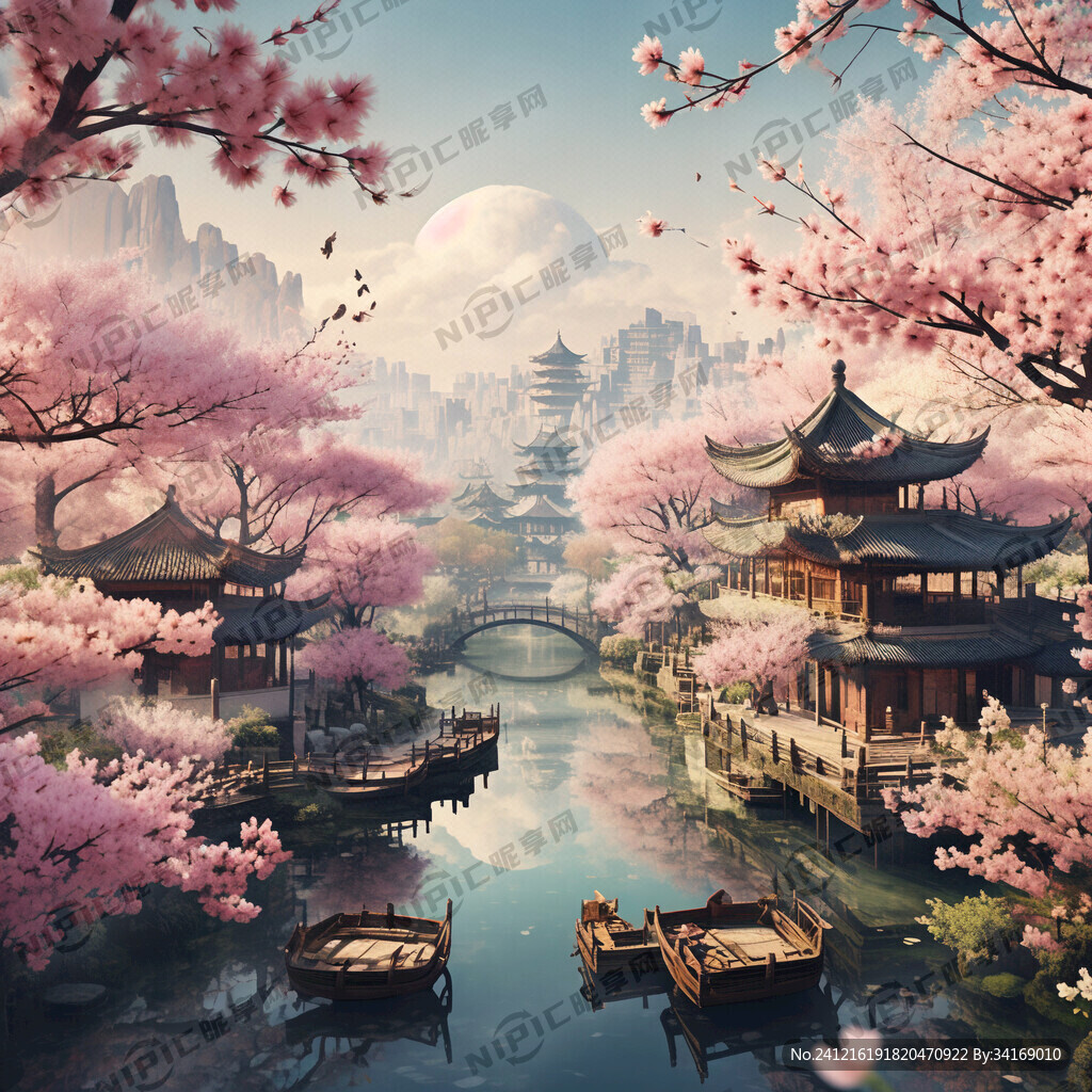 AI创作图春天nipic.com-昵图网