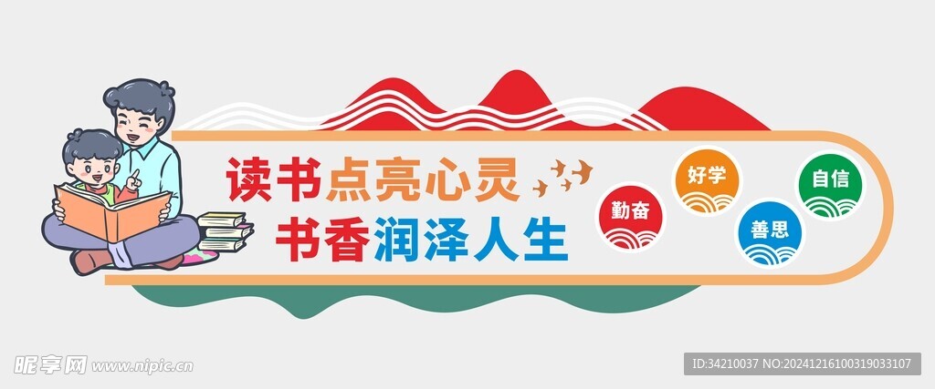 阅读文化墙