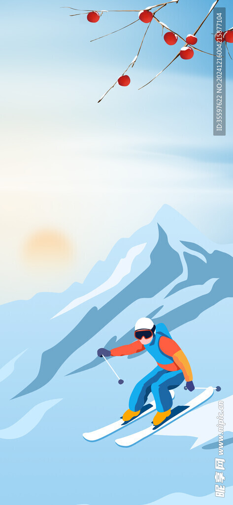冬天氛围背景