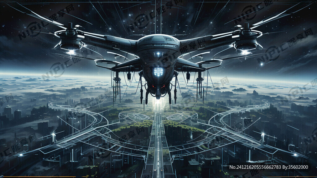 把电力配电、输电、无人机巡检、