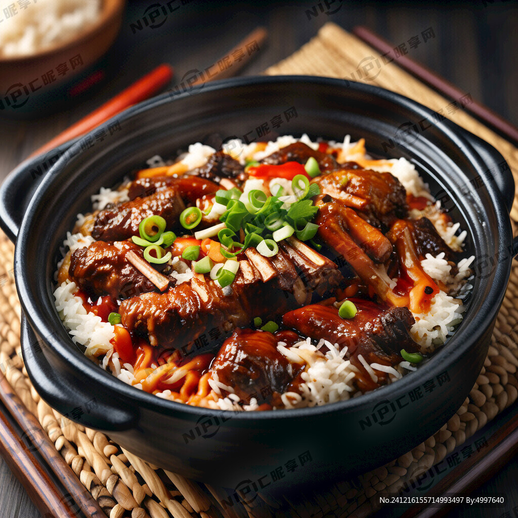 黄鳝排骨煲仔饭