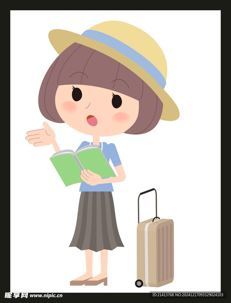 旅游旅行女孩