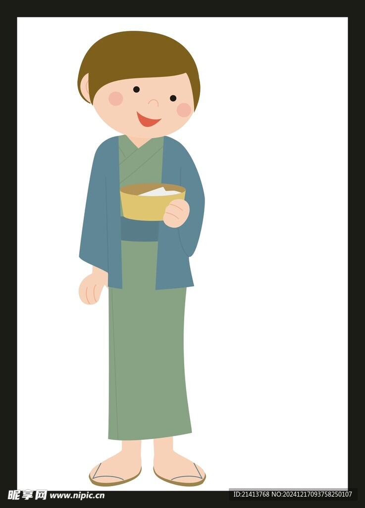 手绘卡通女孩