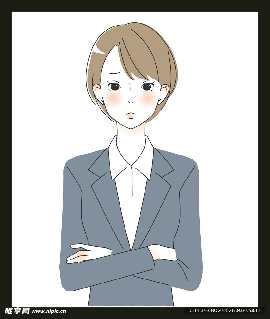 商务客服女孩