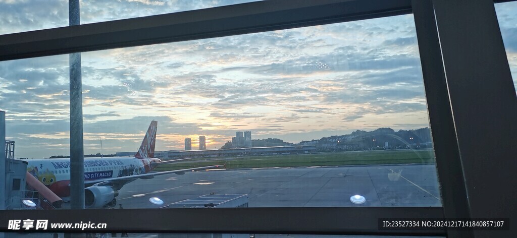 槟城机场晨曦