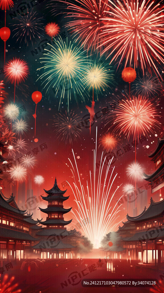 纯红背景 新年 不要黑色