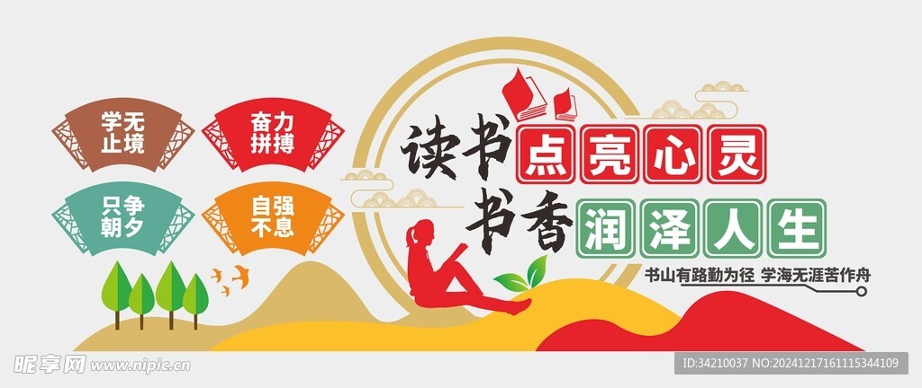 阅读文化墙