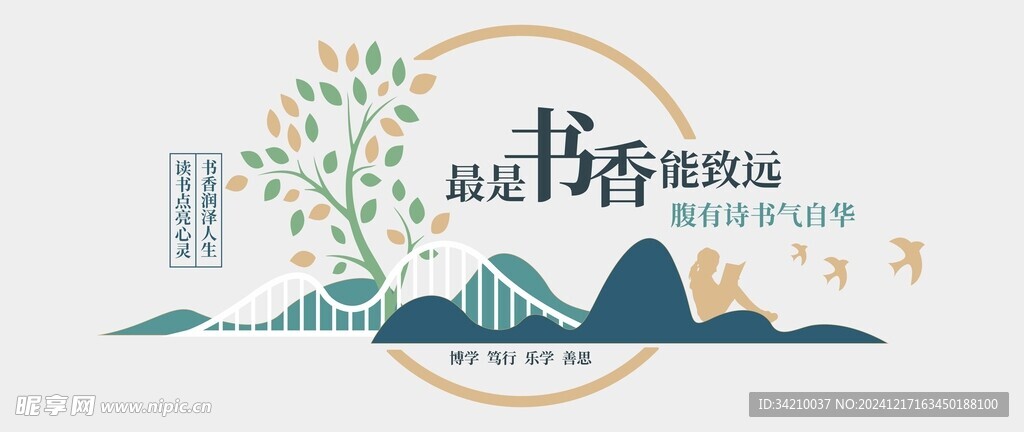 阅读文化墙