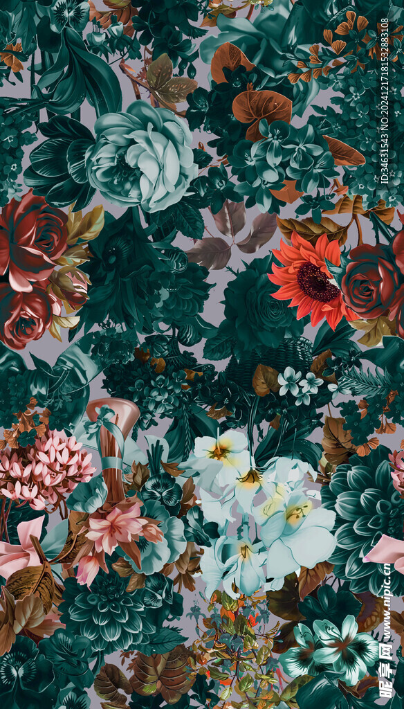 定位花