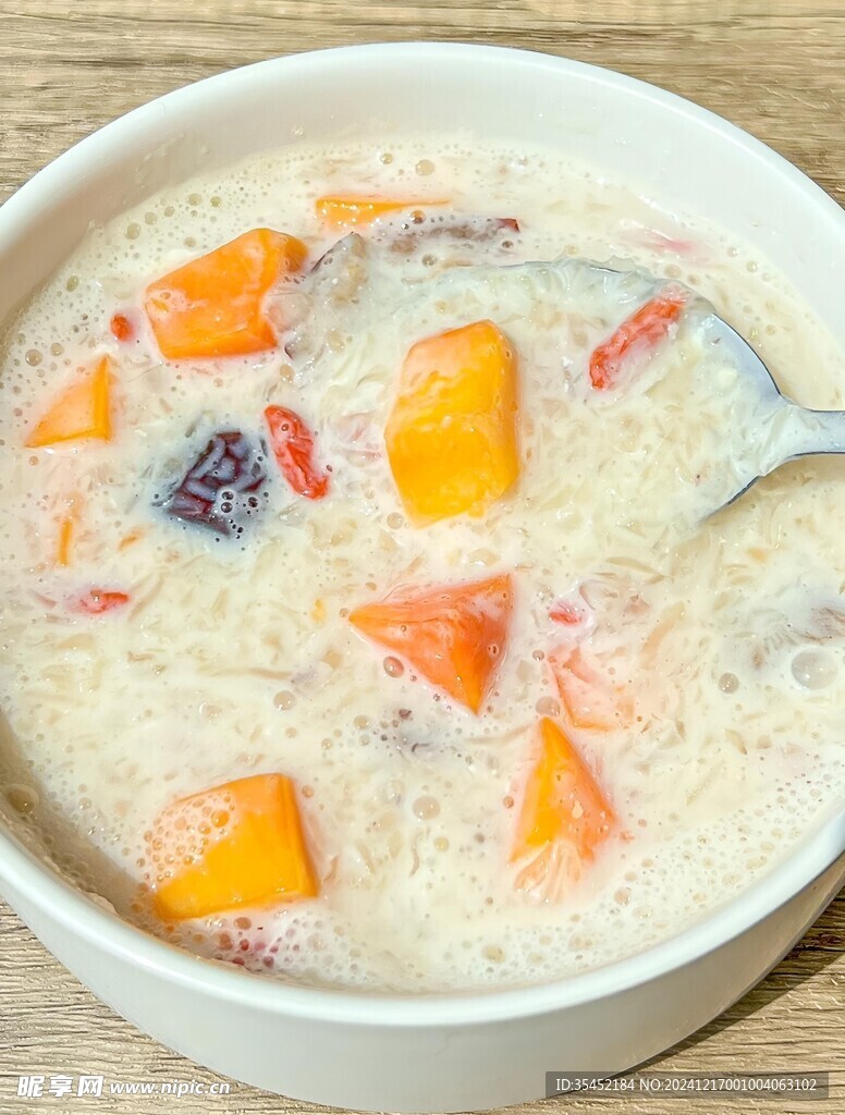 牛奶炖木瓜