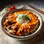 肉丝芝士焗饭