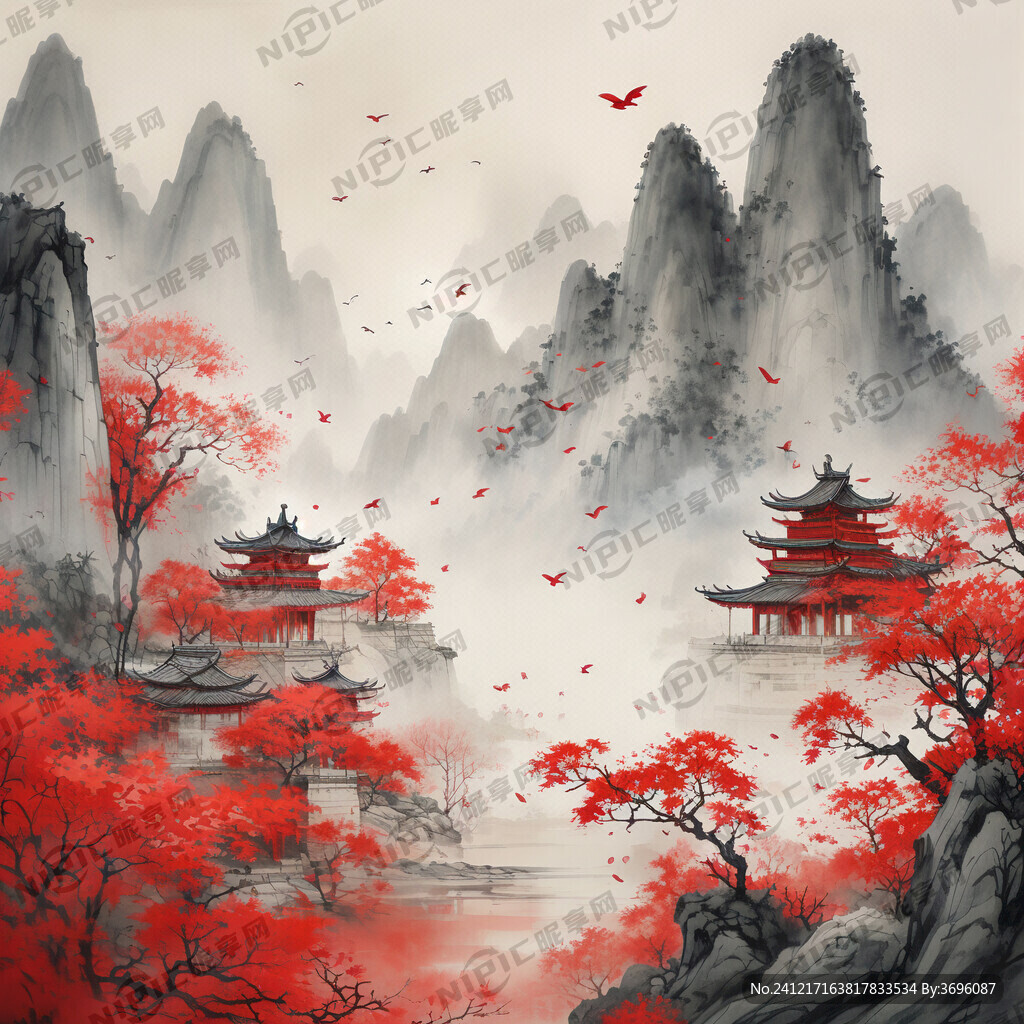 中国红 中国风 高级感