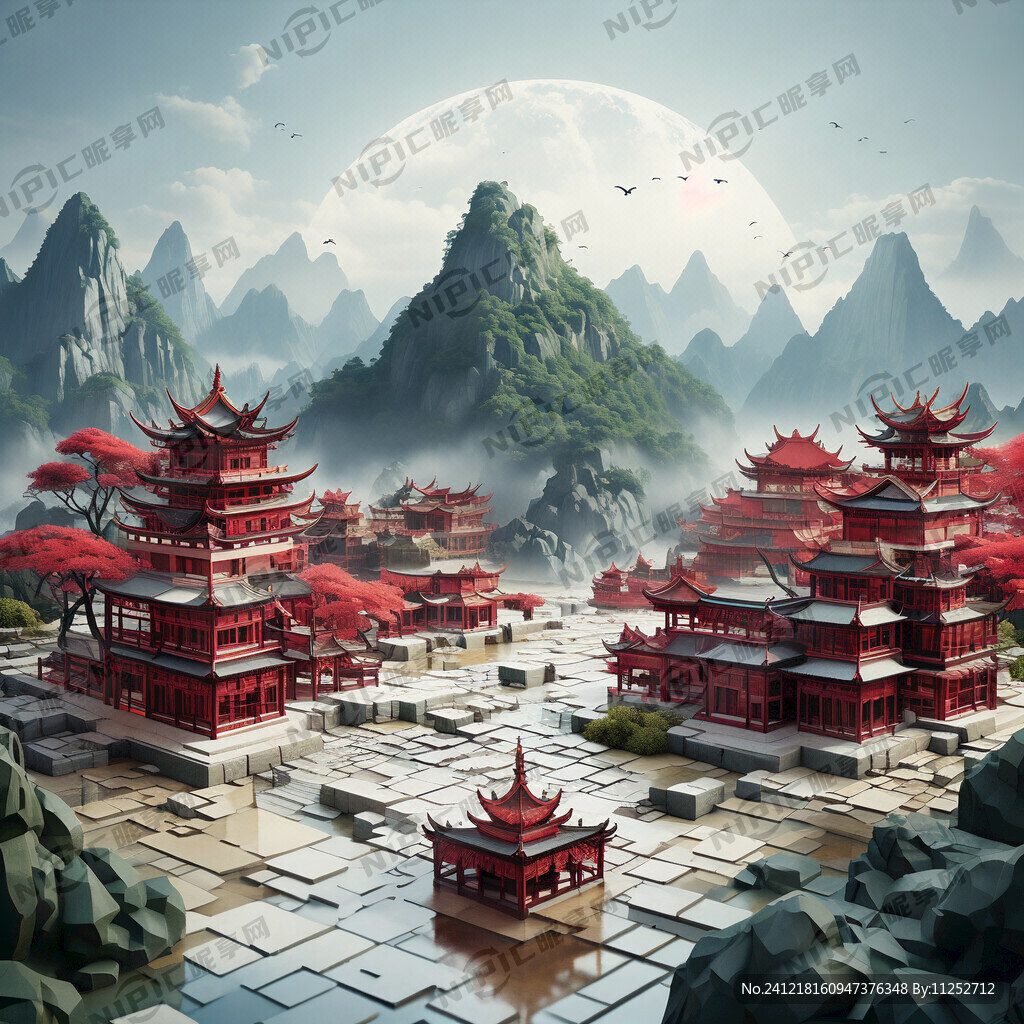 方块立体图