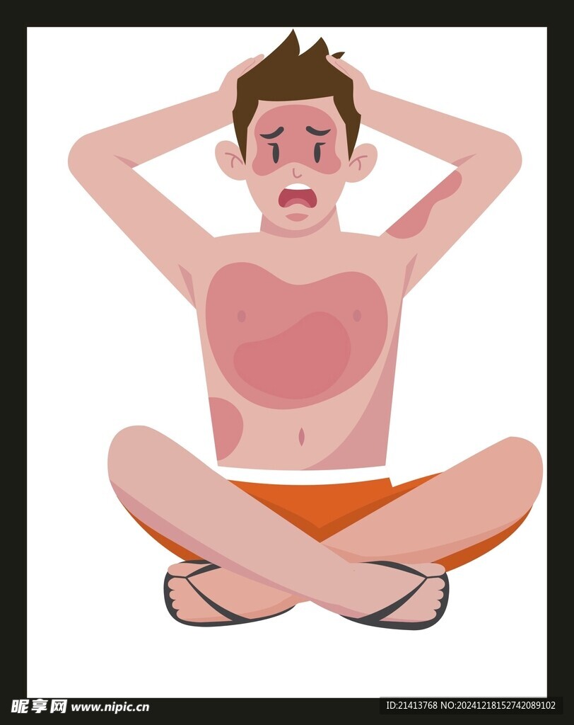 手绘男人男孩
