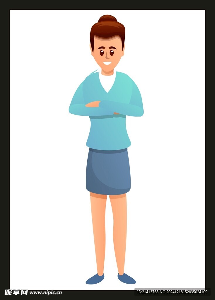 手绘男人男孩