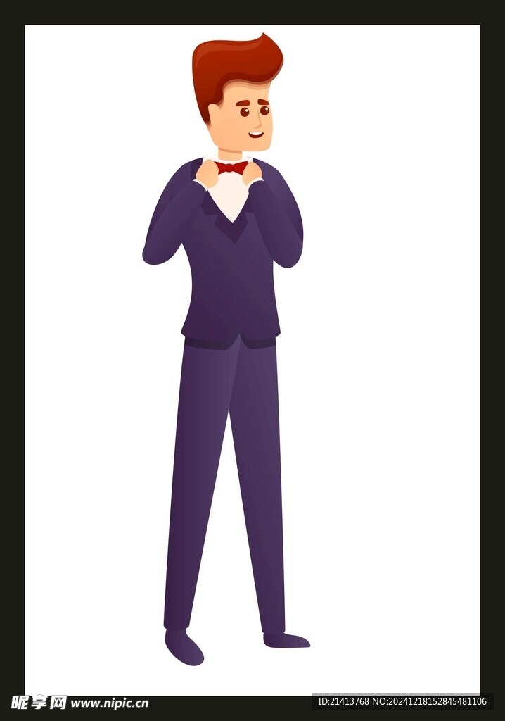 手绘男人男孩