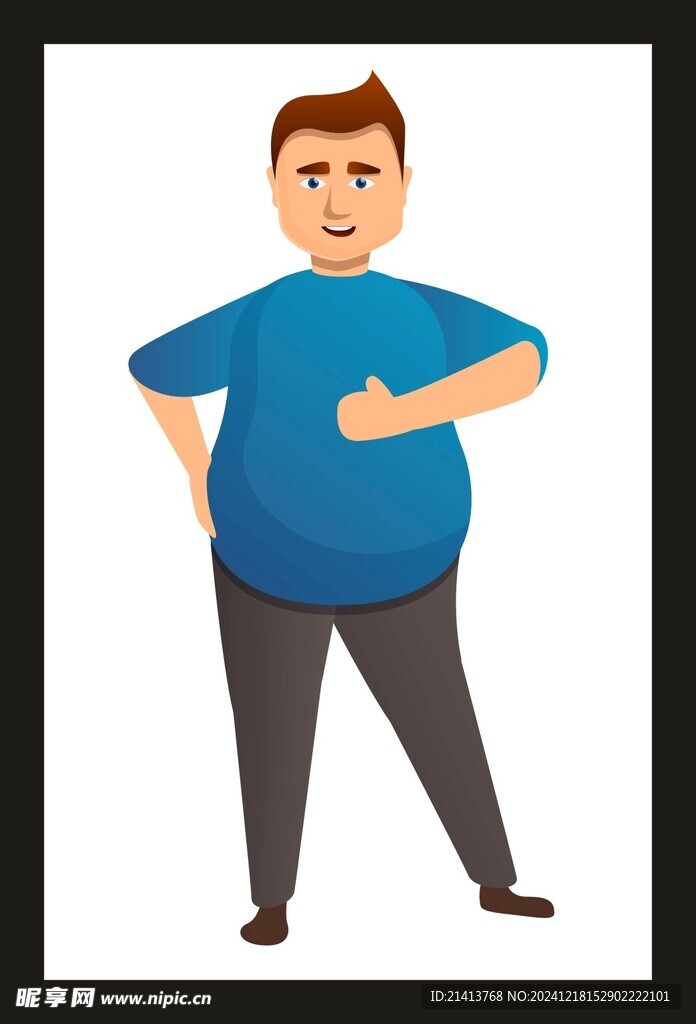 手绘男人男孩