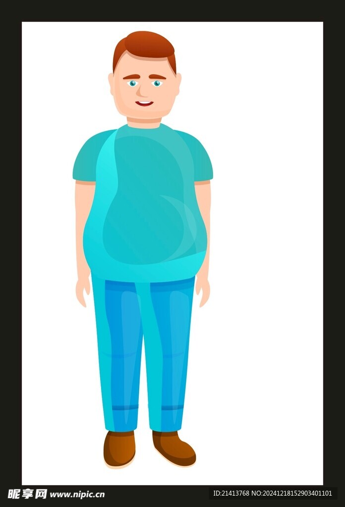 手绘男人男孩