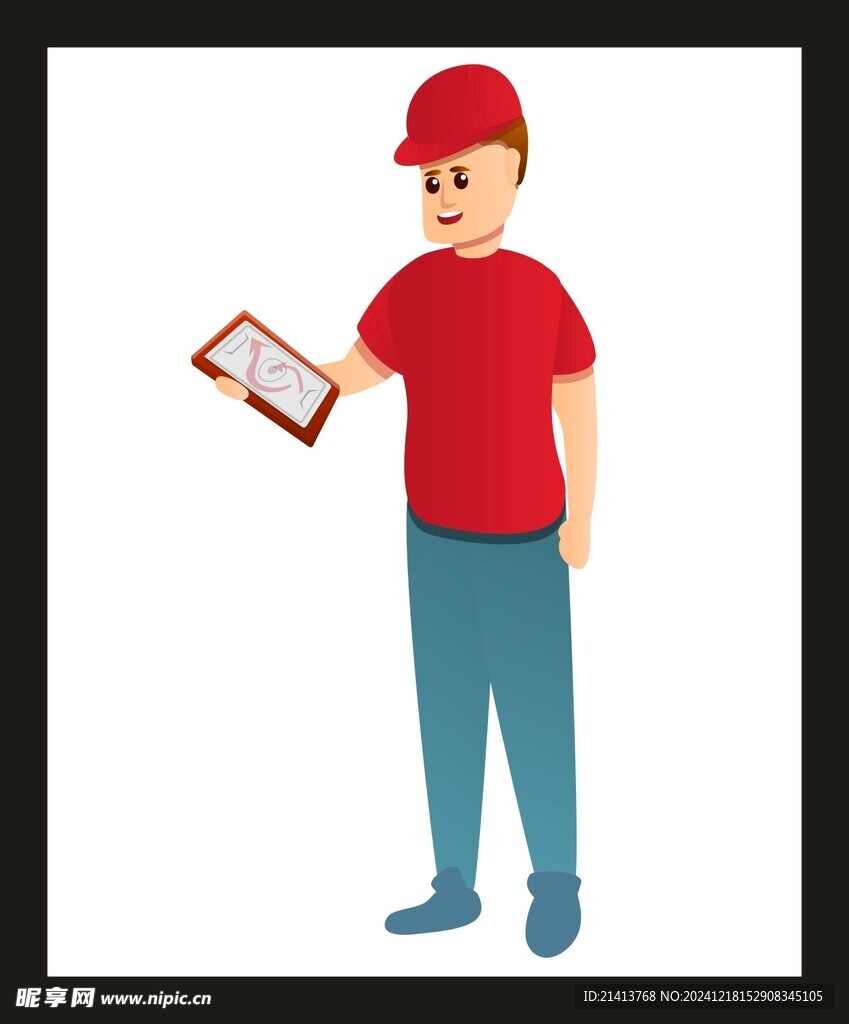 手绘男人男孩
