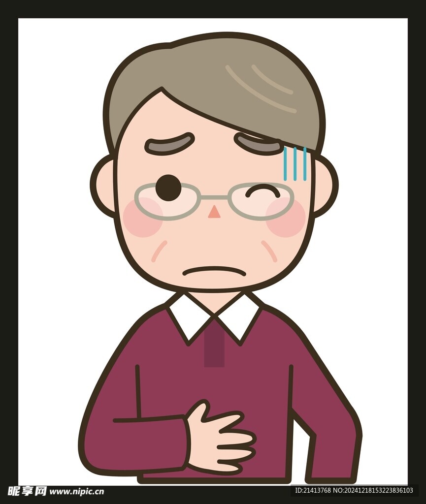 手绘男人男孩