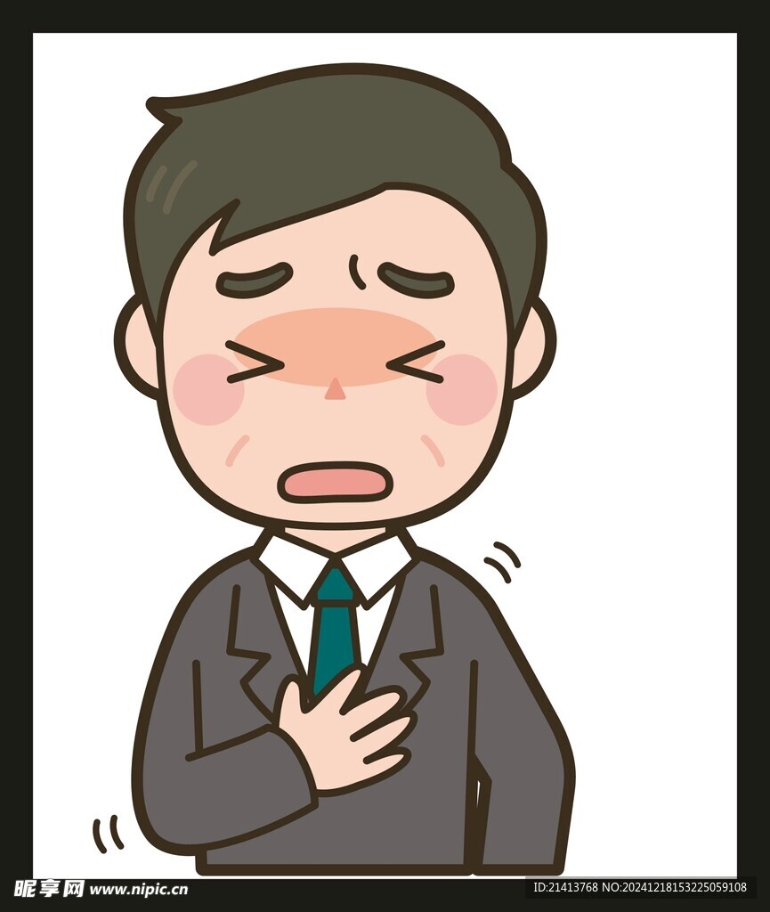 手绘男人男孩