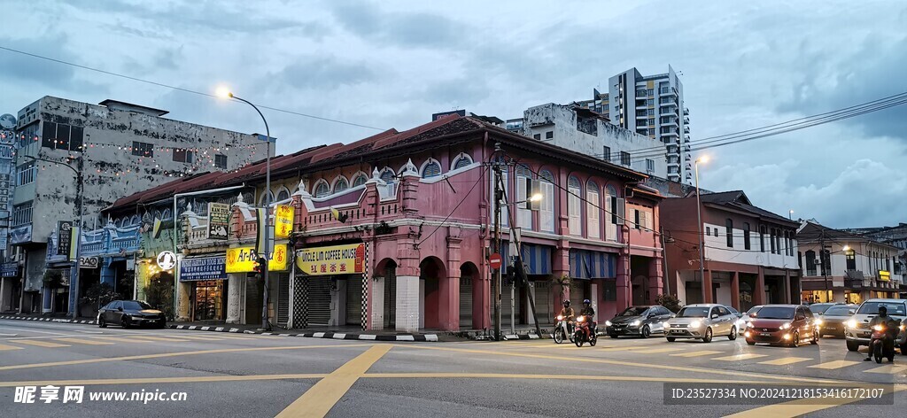 马来西亚怡保街景 