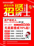 招聘海报  招贤纳士  