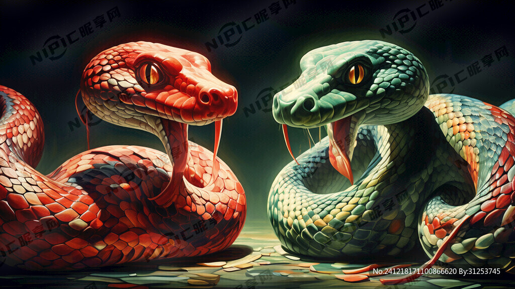 左右两条蛇