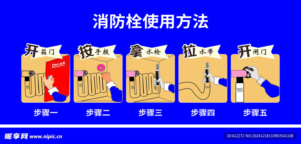消防栓使用方法