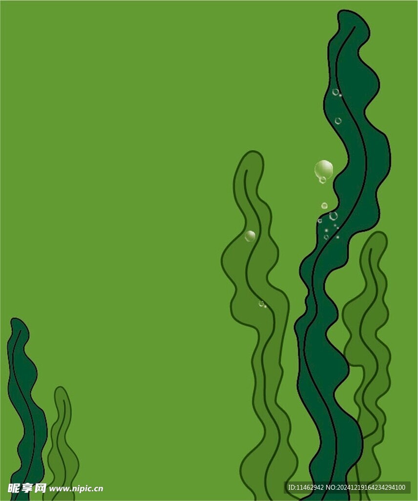海藻矢量图