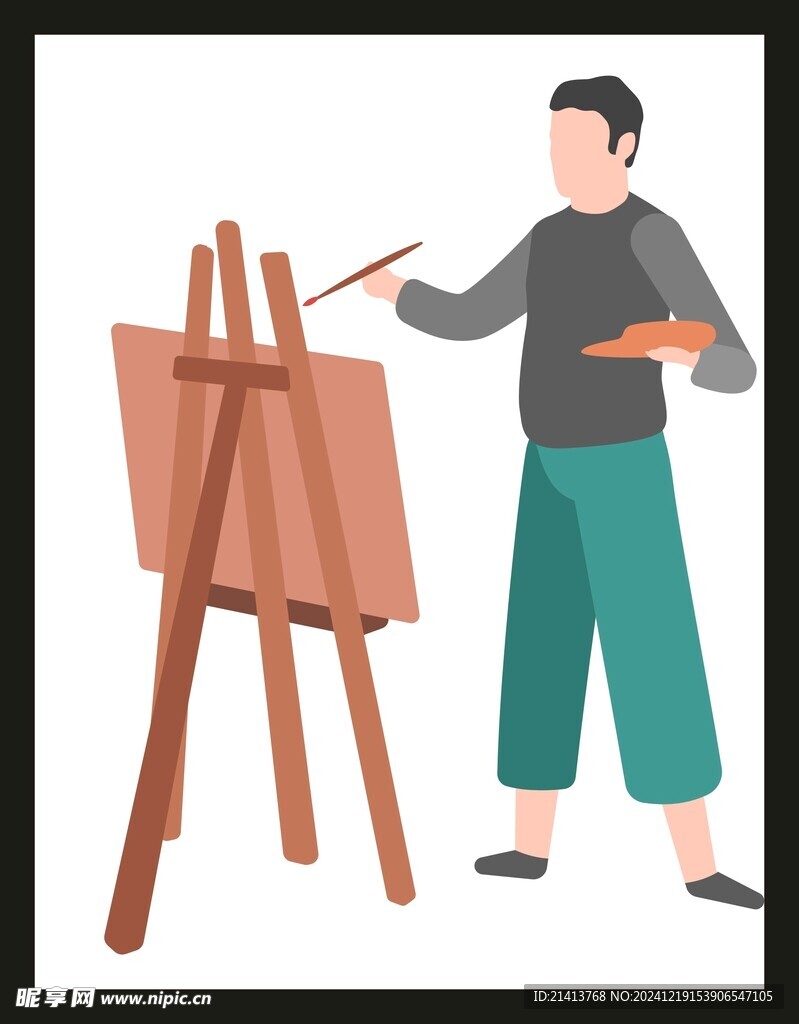 画画男孩 