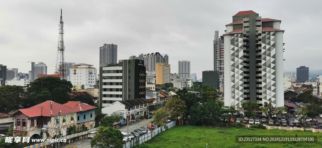 马来西亚槟城街景