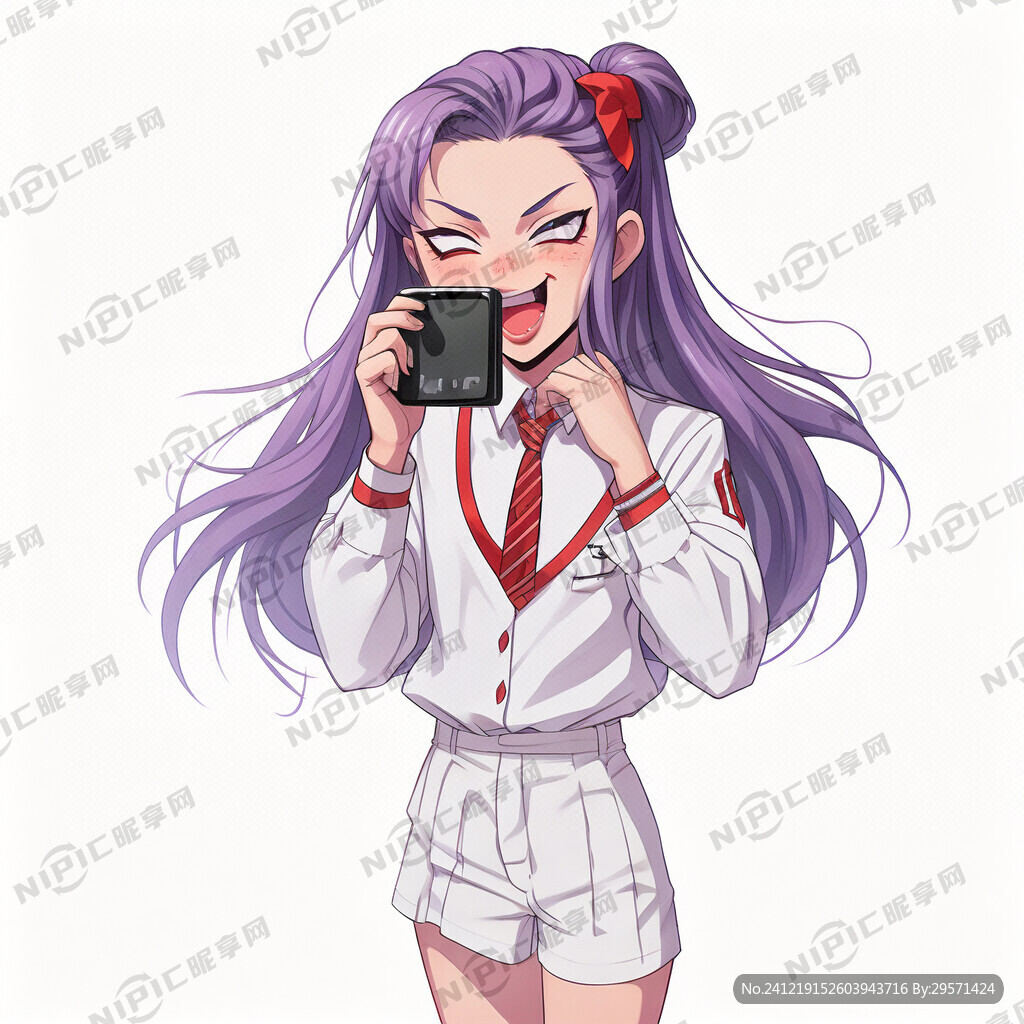 亚洲面孔 全身 长发 红色