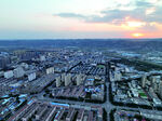 日落的城市