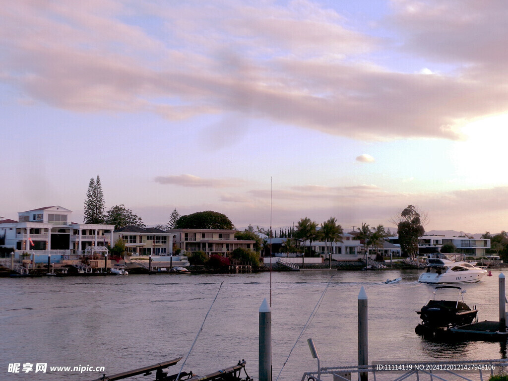 黄金海岸黄昏风景