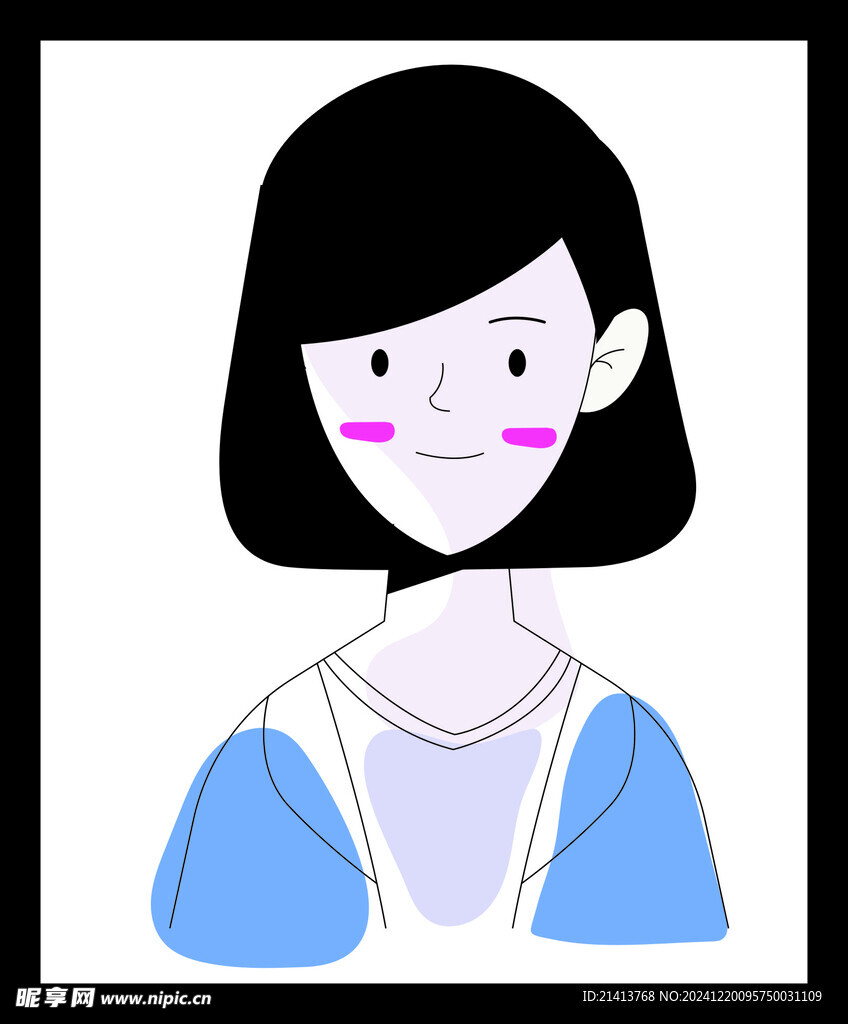 卡通女孩头像