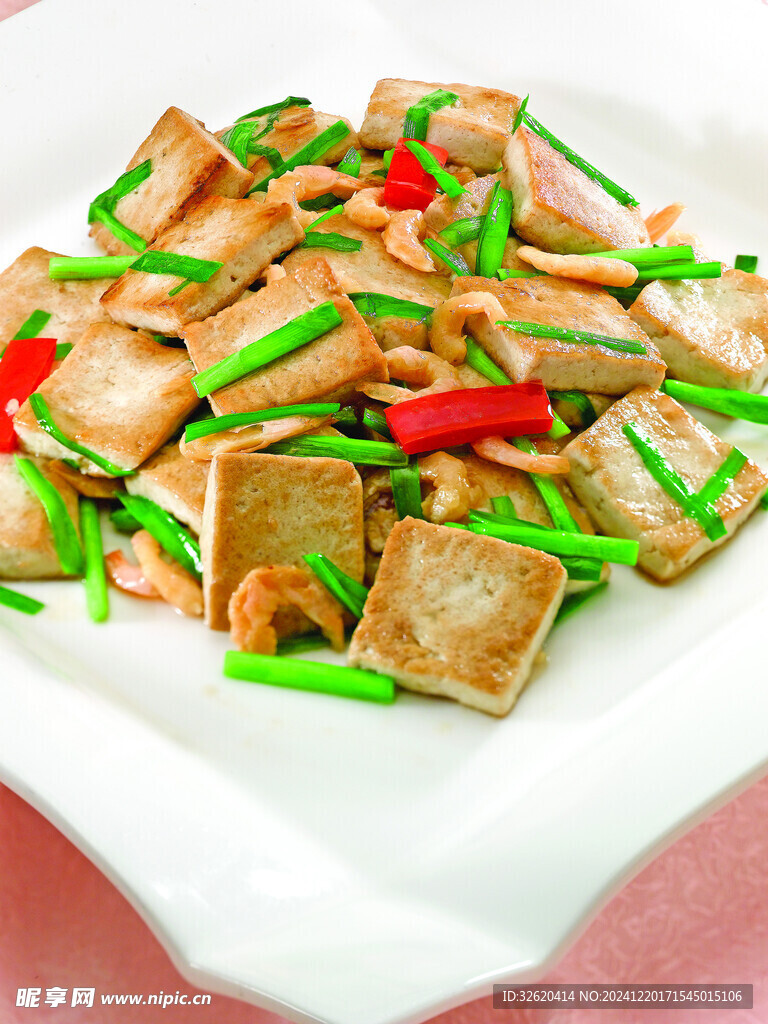 虾米炒豆腐