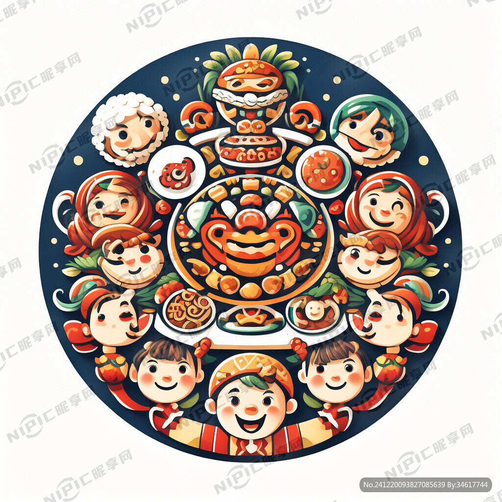 团年饭图标
