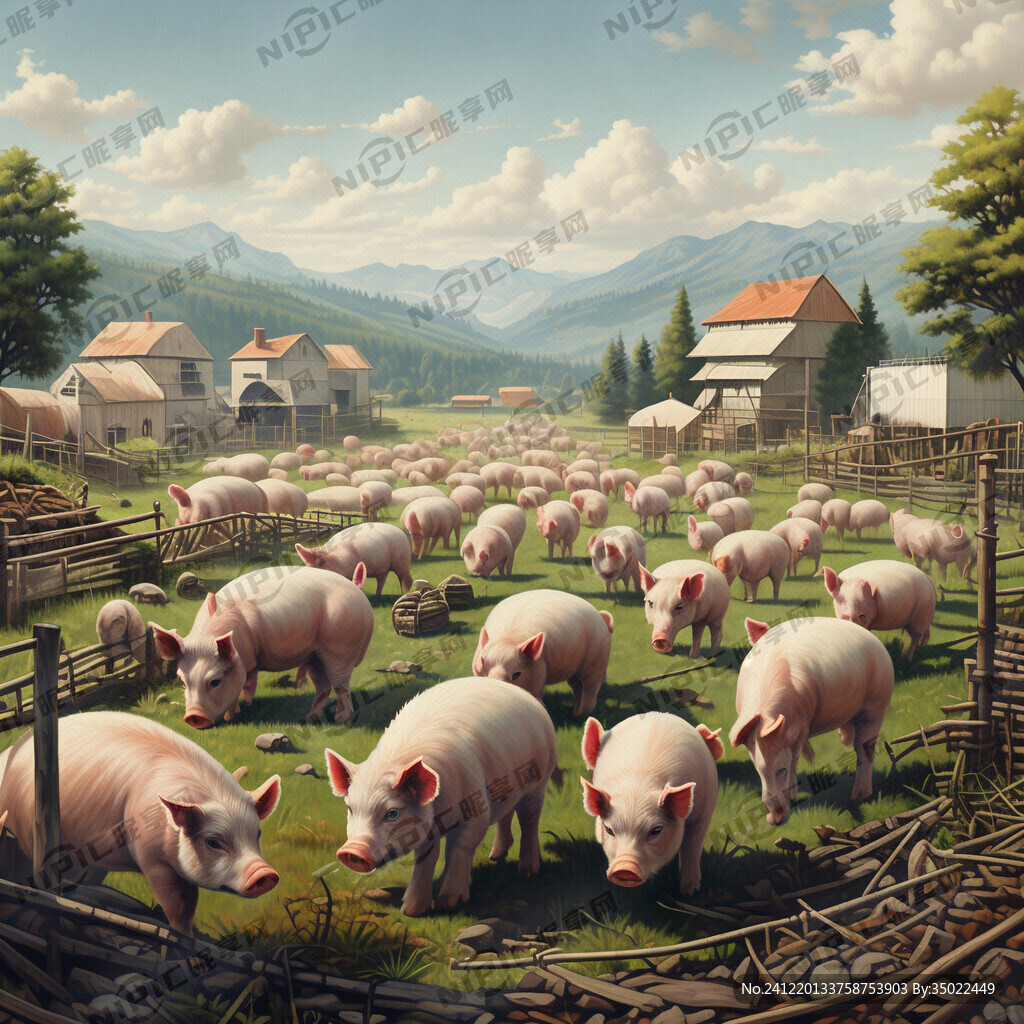 养殖场 猪 风景