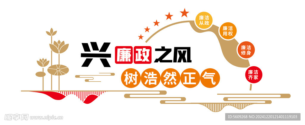 廉洁形象墙