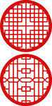 圆形边框