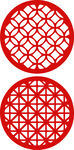 圆形边框