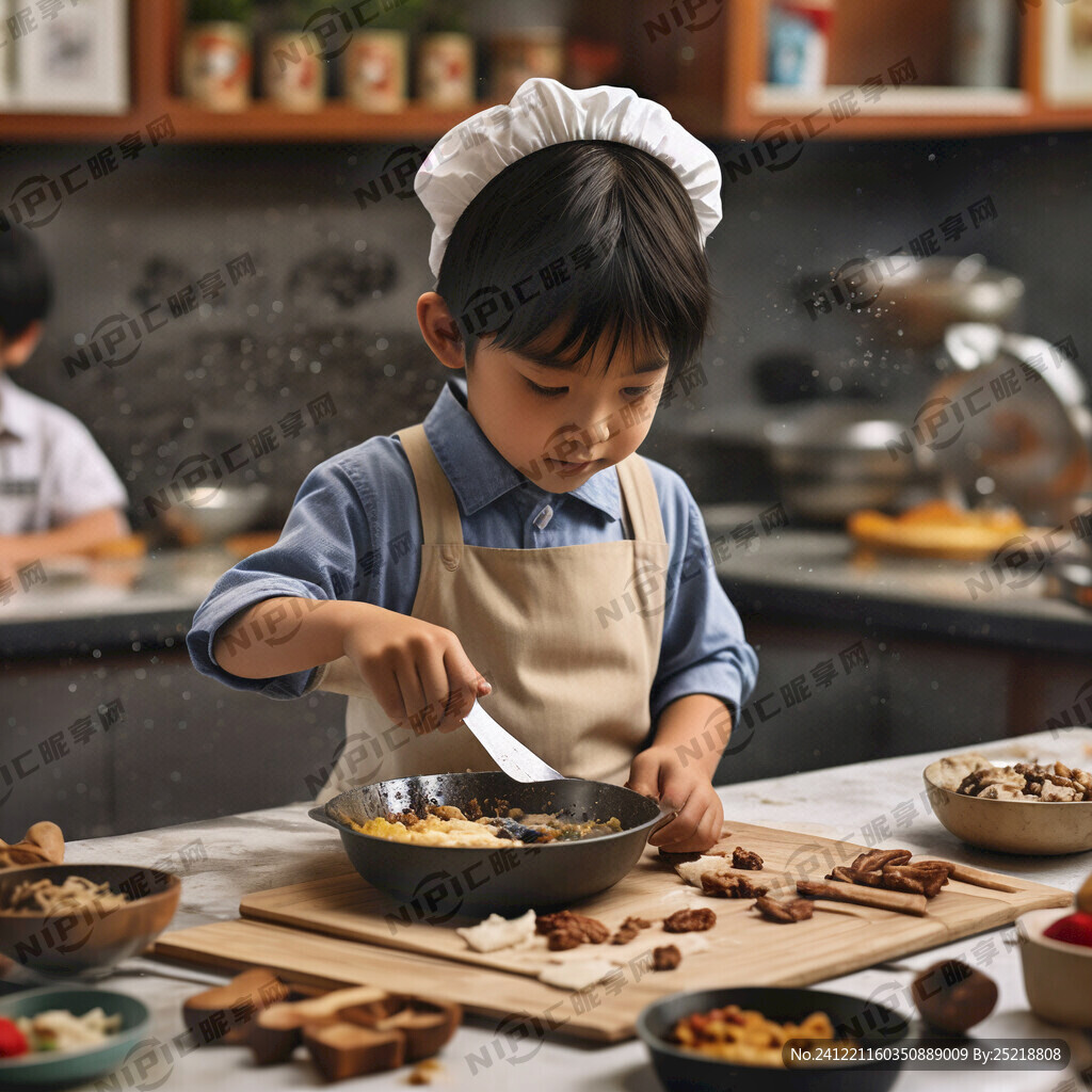 小学生做饭烹饪