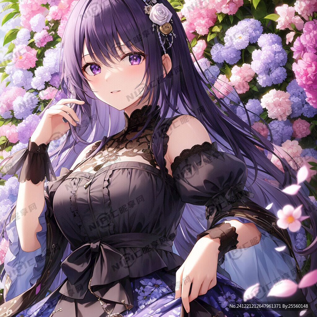 紫色背景   美女   全身 